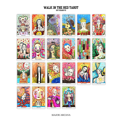 Walk In The Red Tarot by Duy Khanh Vo — Wooden Box Edition
