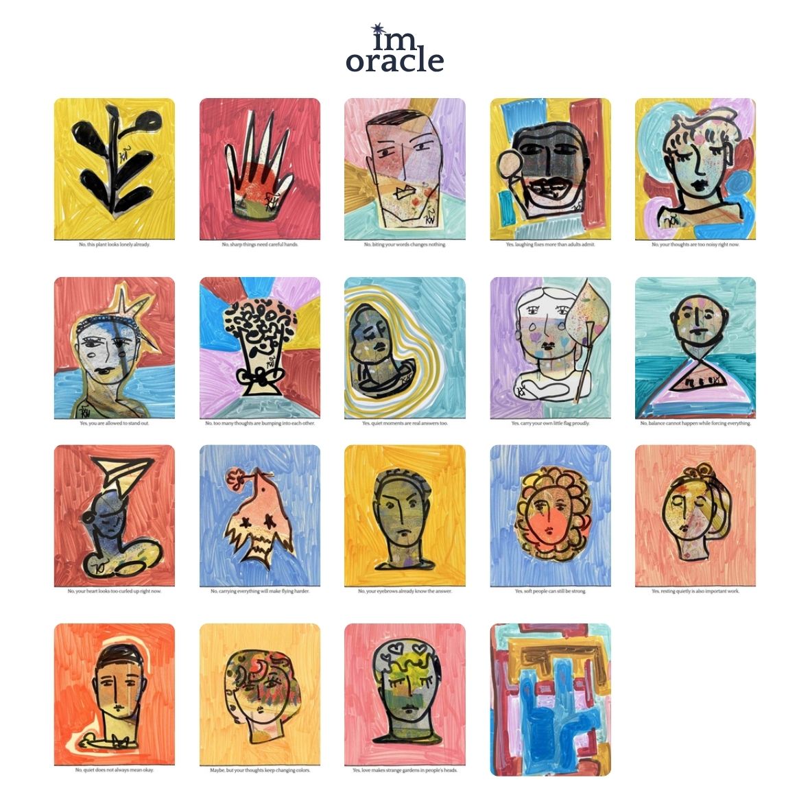 IM Oracle Deck – 58 Childlike Cards for Honest Answers