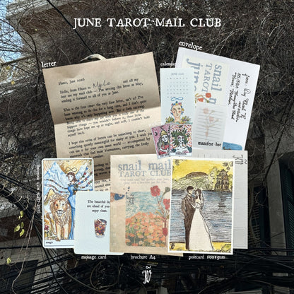 JUNE 2026 Snail Mail Club ✉️ Tarot Mail & Art Mail by Duy Khanh Vo | Handwritten Letters, Postcards, Tarot & Collectible Paper Goods