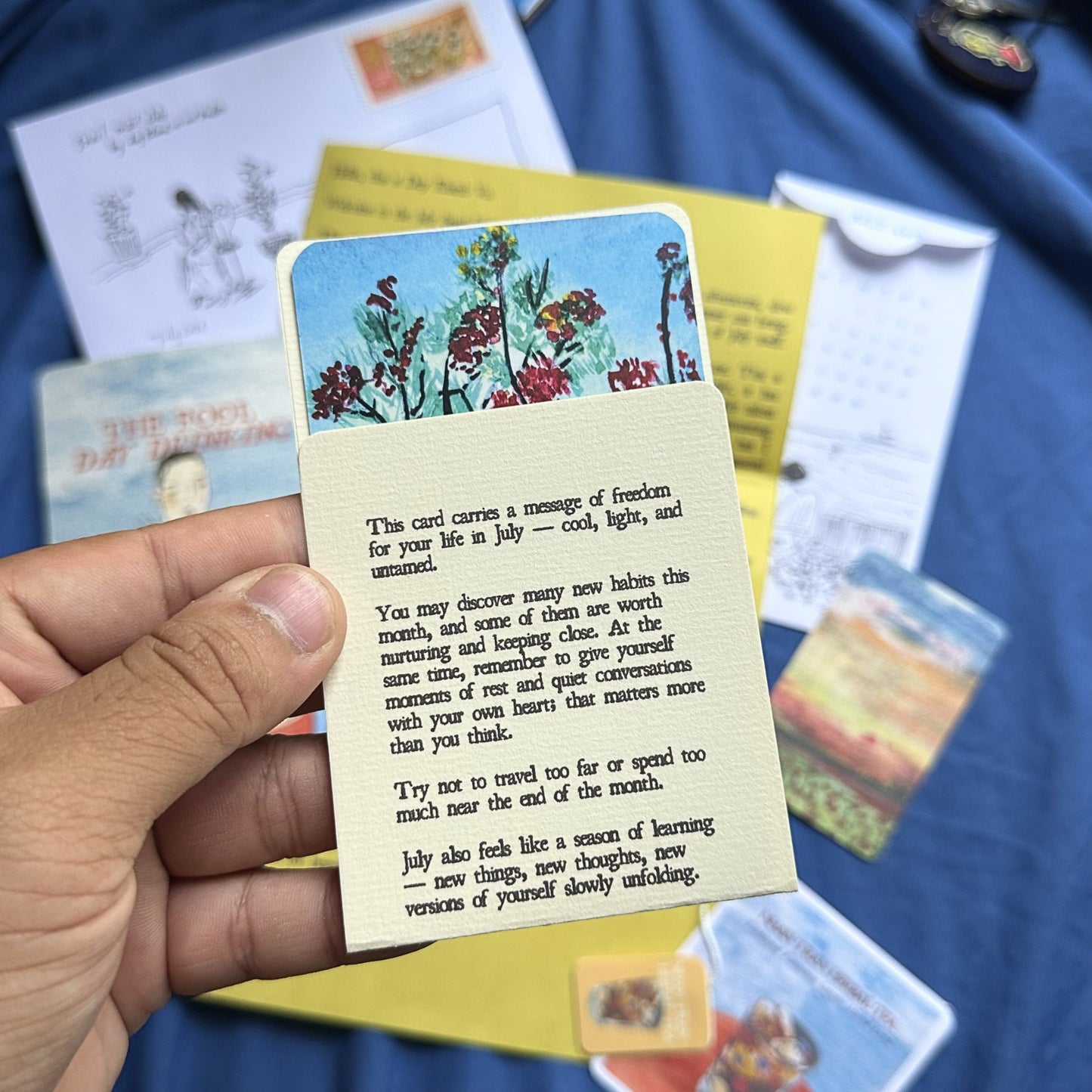 MONTHLY SNAIL MAIL TAROT CLUB — JULY 2026, Tarot Mail by Duy Khanh Vo | Handwritten Letters, Postcards, Tarot & Collectible Paper Goods
