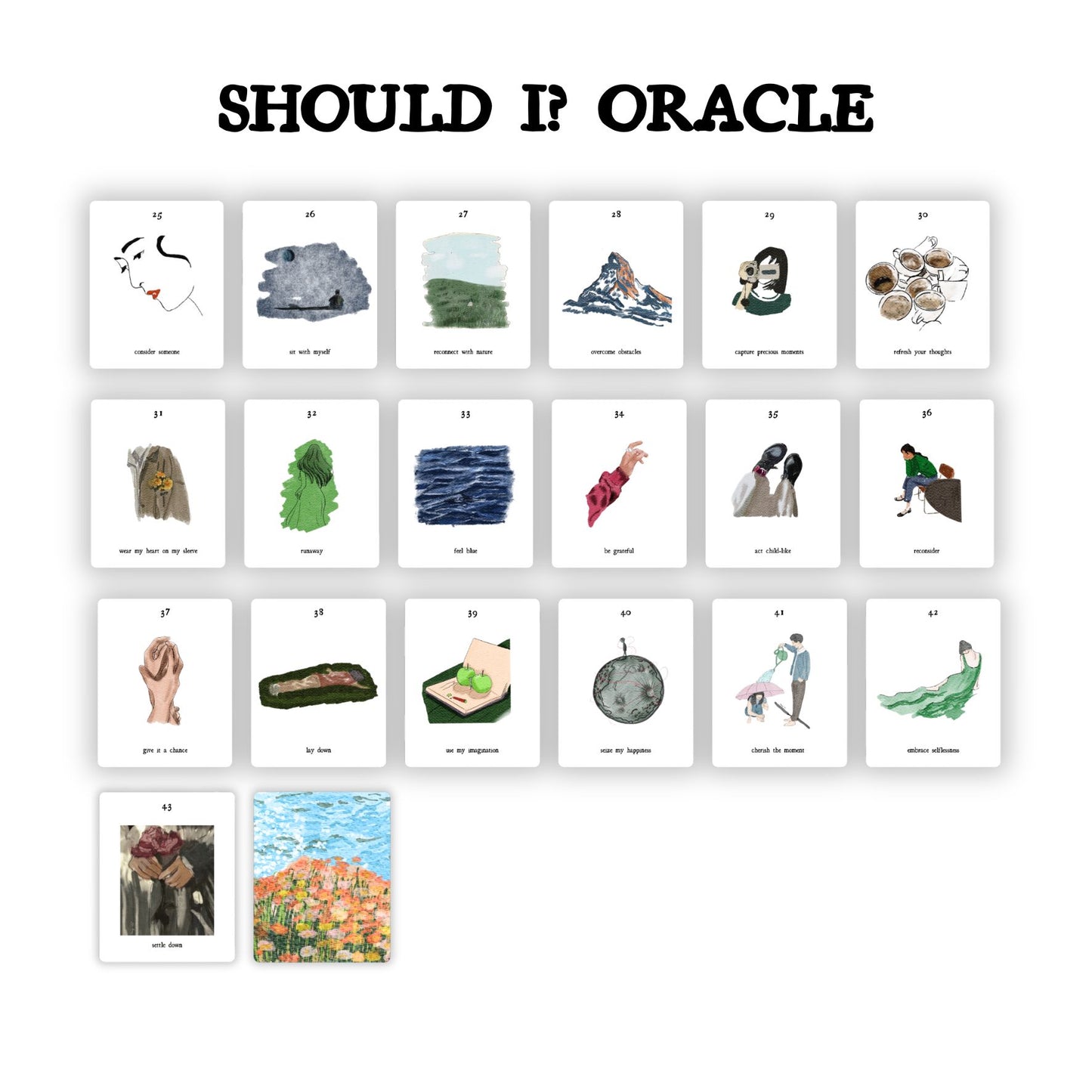 What Should I Do? Oracle Deck – 43 Cards for Clarity & Decision Making