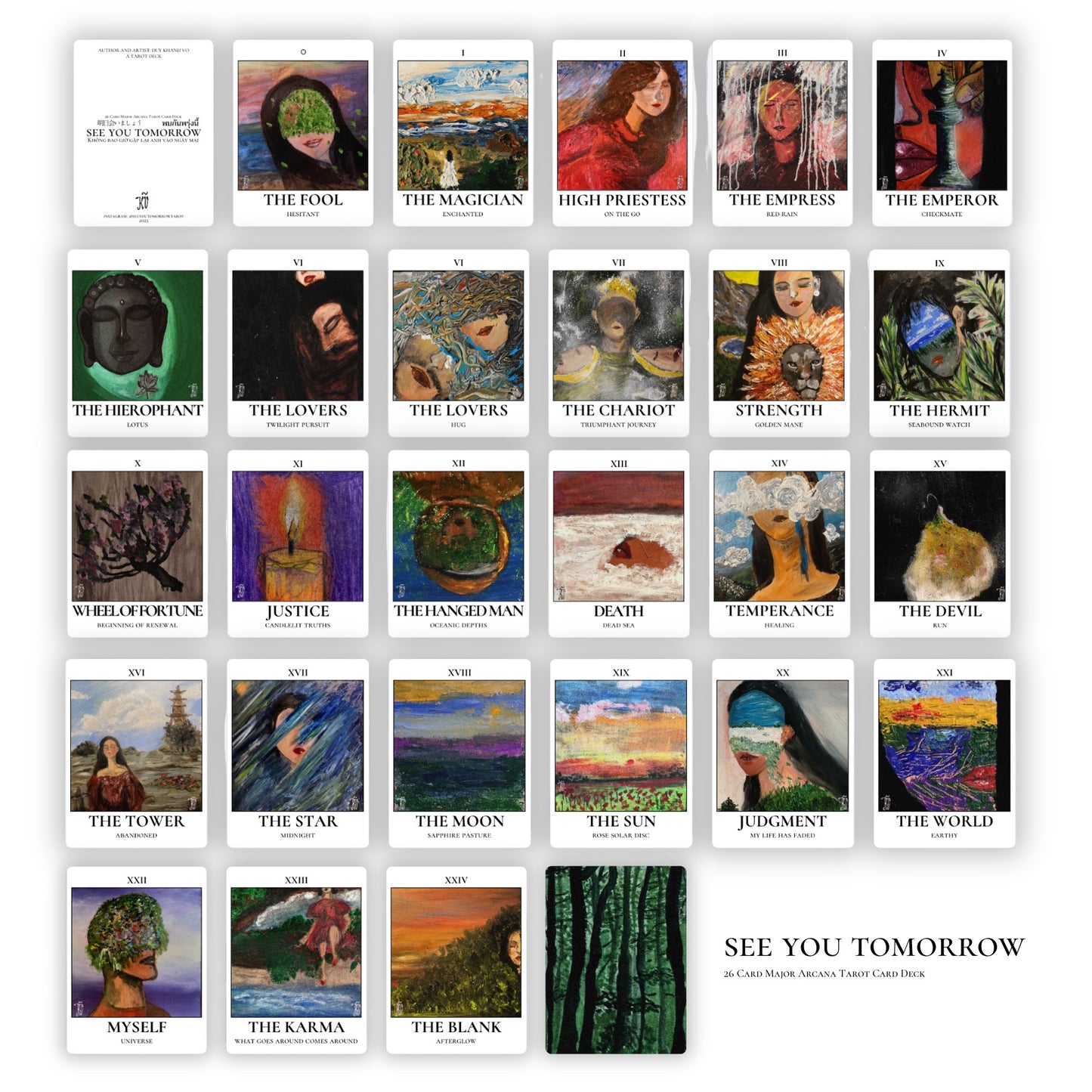 See You Tomorrow Tarot by Duy Khanh Vo— Collector Card Deck