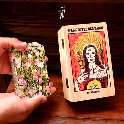 Walk In The Red Tarot by Duy Khanh Vo — Wooden Box Edition
