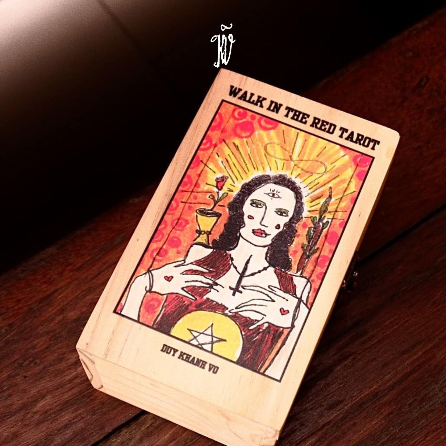 Walk In The Red Tarot by Duy Khanh Vo — Wooden Box Edition