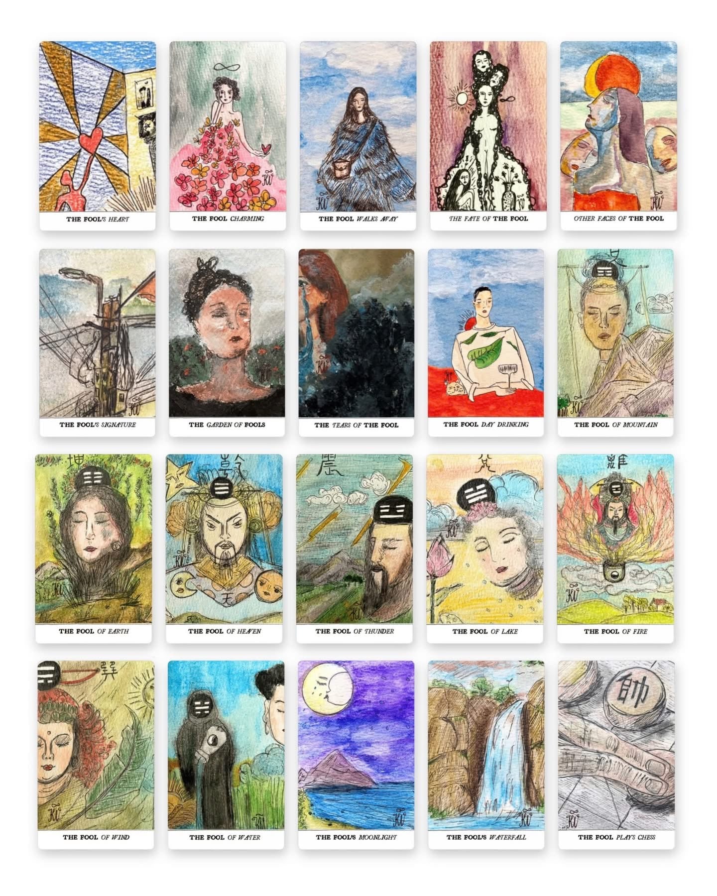 The Fool in Other Universes Deck – 46 Cards About Beginnings, Loss & Starting Again
