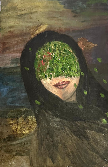 The Fool — Hesitation | Original Acrylic Painting on Canvas (40 × 60 cm)