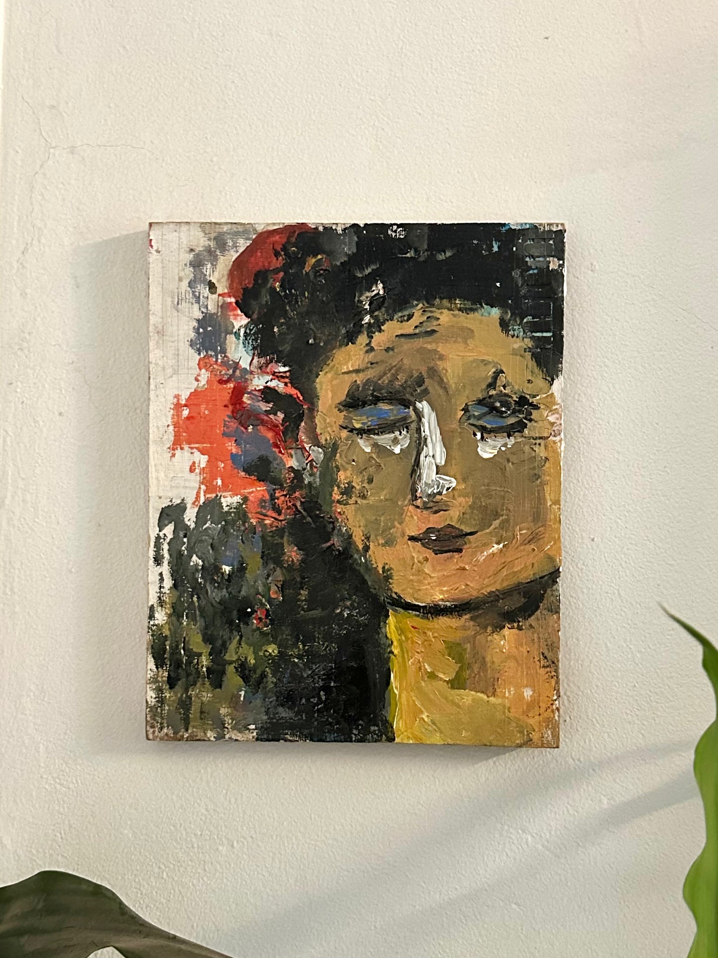 Page of Wands — Original Tarot Painting on Wood | See You Tomorrow Tarot (2021)