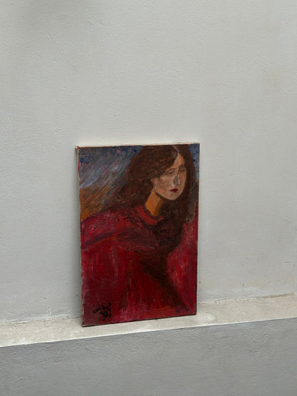 On The Go — The High Priestess | Original Acrylic Painting on Canvas (40 × 60 cm)