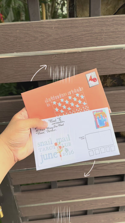 JUNE 2026 Snail Mail Club ✉️ Tarot Mail & Art Mail by Duy Khanh Vo | Handwritten Letters, Postcards, Tarot & Collectible Paper Goods